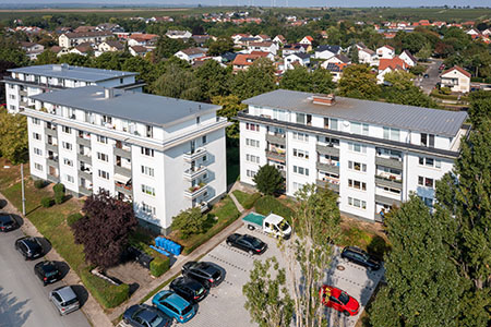 Wohnanlagen-Koeln-Duesseldorf-Hannover-Kassel-Nuernberg-Frankfurt-Immobilien-Drohnenaufnahme-Drohne-Fotograf